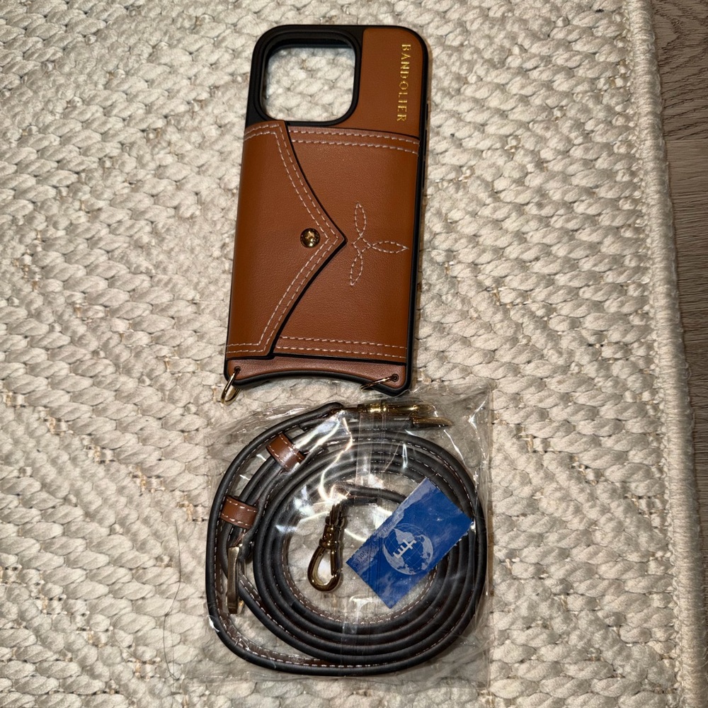 Bandolier Cassidy iPhone 16 Pro - Sienna/Gold